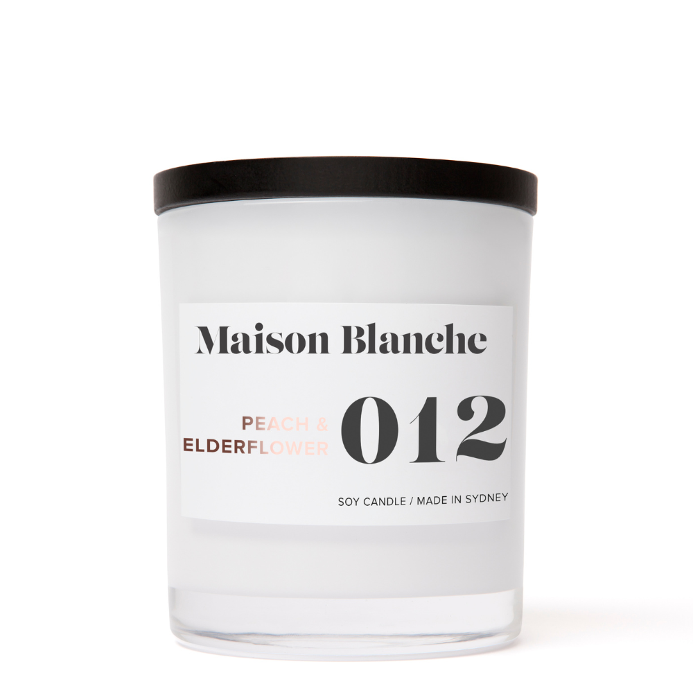Maison Blanche 012 Peach & Elderflower Large Candle 400g