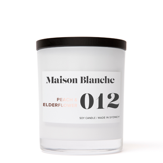 Maison Blanche 012 Peach & Elderflower Large Candle 400g