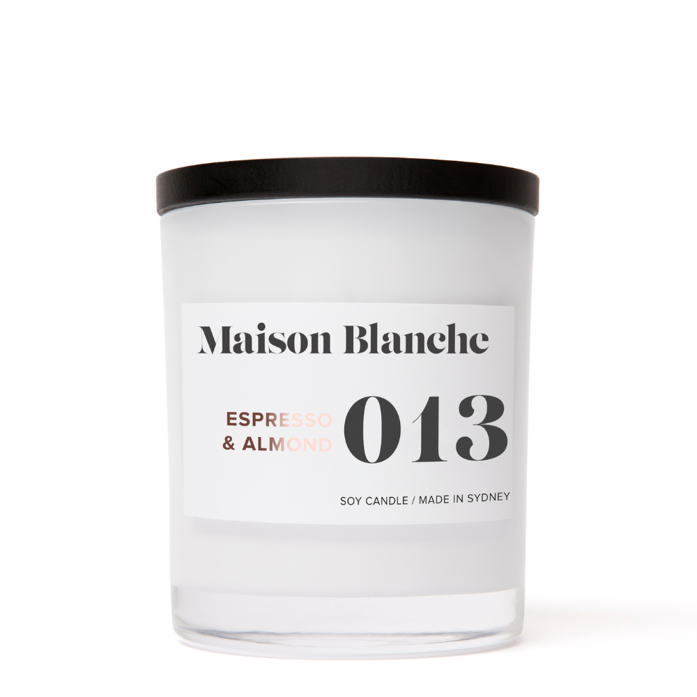 Maison Blanche 013 Espresso & Almond Large Candle 400g