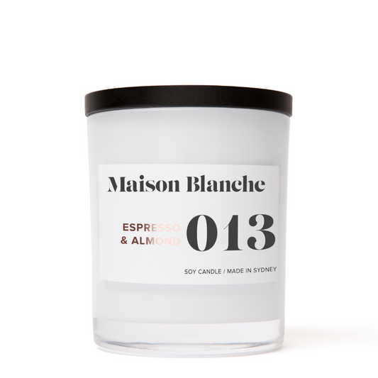 Maison Blanche 013 Espresso & Almond Large Candle 400g