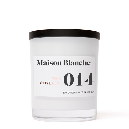 Maison Blanche 014 Fig & Olive Leaf Large Candle 400g