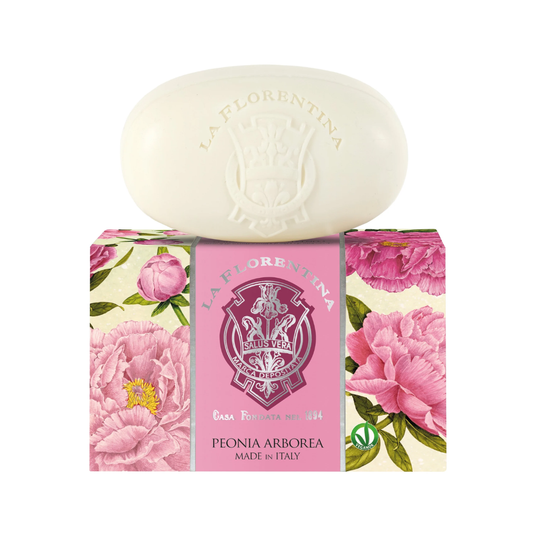 La Florentina Arboreal Peony Set of 3 Oval Soaps 300g