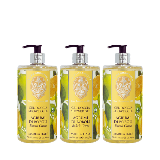 La Florentina Boboli Citrus Shower Gel 750mL (Set of 3)