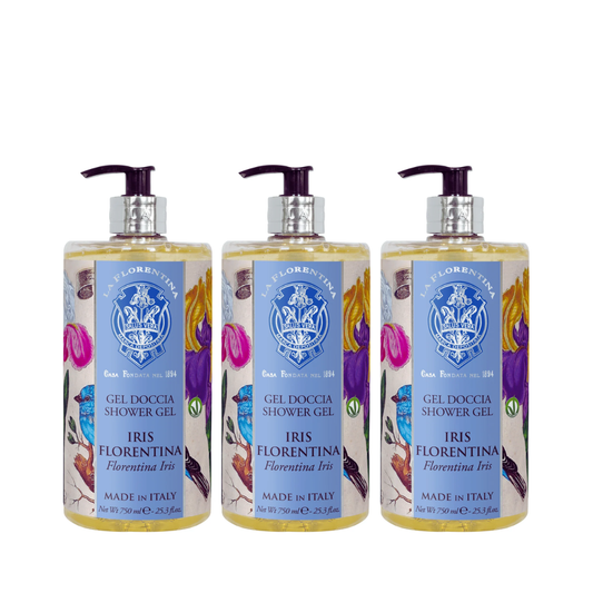 La Florentina Iris Shower Gel 750mL Set of 3pcs