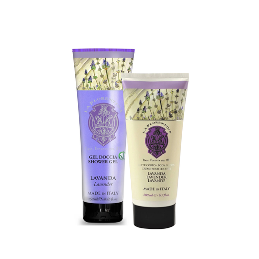 La Florentina Lavender Body Lotion & Shower Gel Bundle
