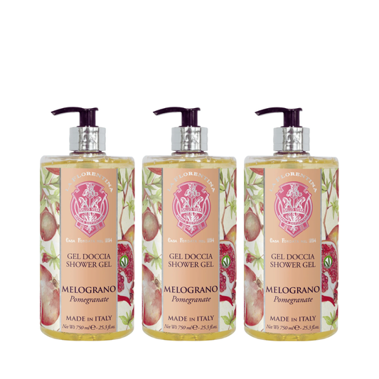 La Florentina Pomegranate Shower Gel 750mL Set of 3pcs