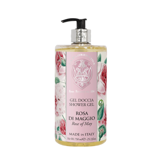 La Florentina Rose of May Shower Gel Bottle Pump 750ml
