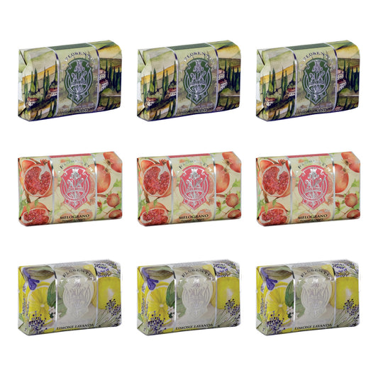 La Florentina Tuscan Soap Collection – 9 x 200g