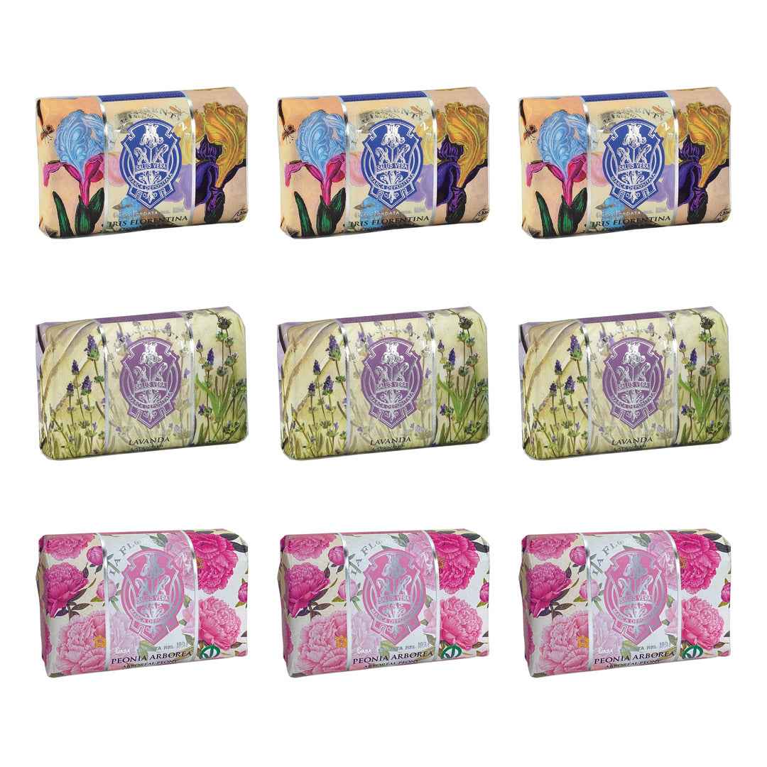 La Florentina Tuscan Soap Collection – 9 x 200g