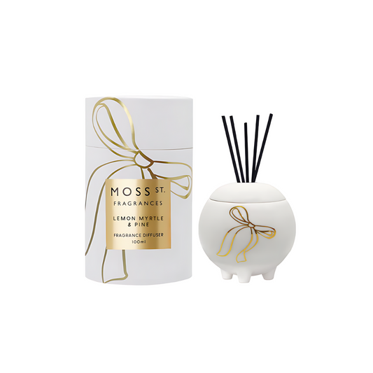 MOSS ST Lemon Myrtle & Pine Ceramic Diffuser 100mL