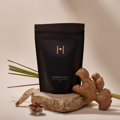 The Herbologist Lemongrass + Ginger + Lemon Myrtle Tea 100g