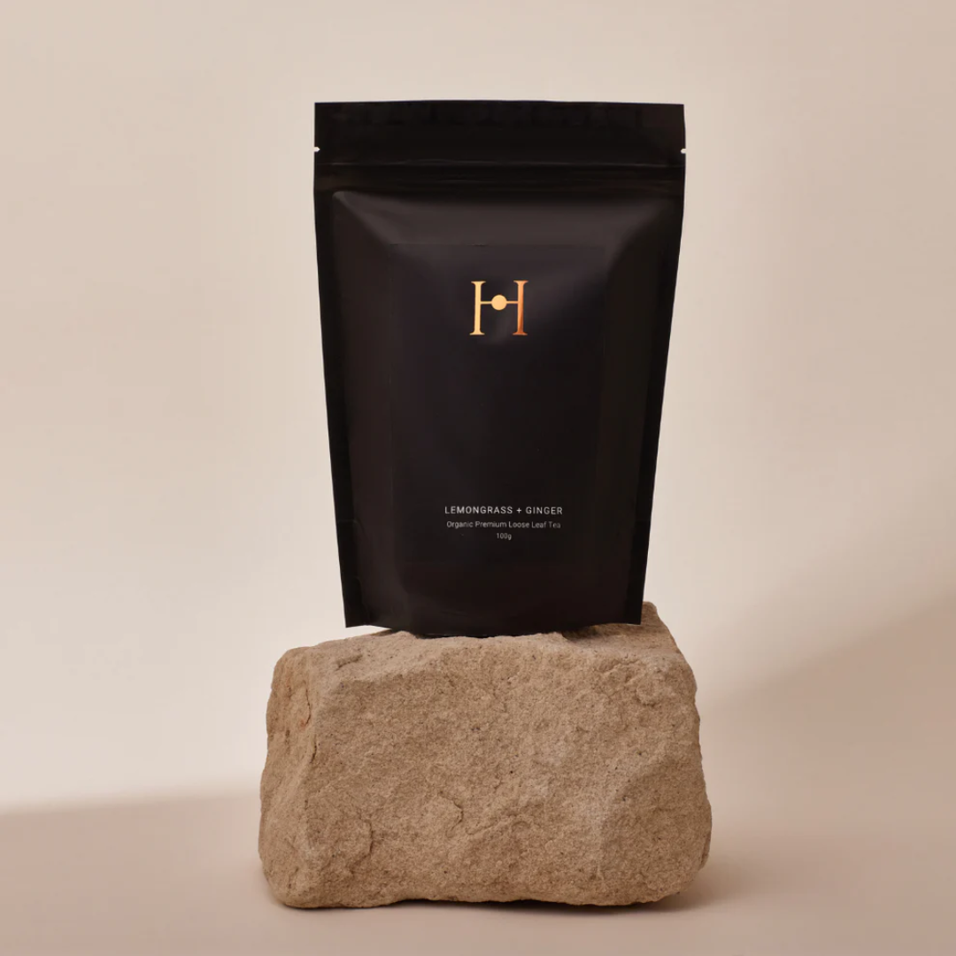 The Herbologist Lemongrass + Ginger + Lemon Myrtle Tea 100g - The Gift Company