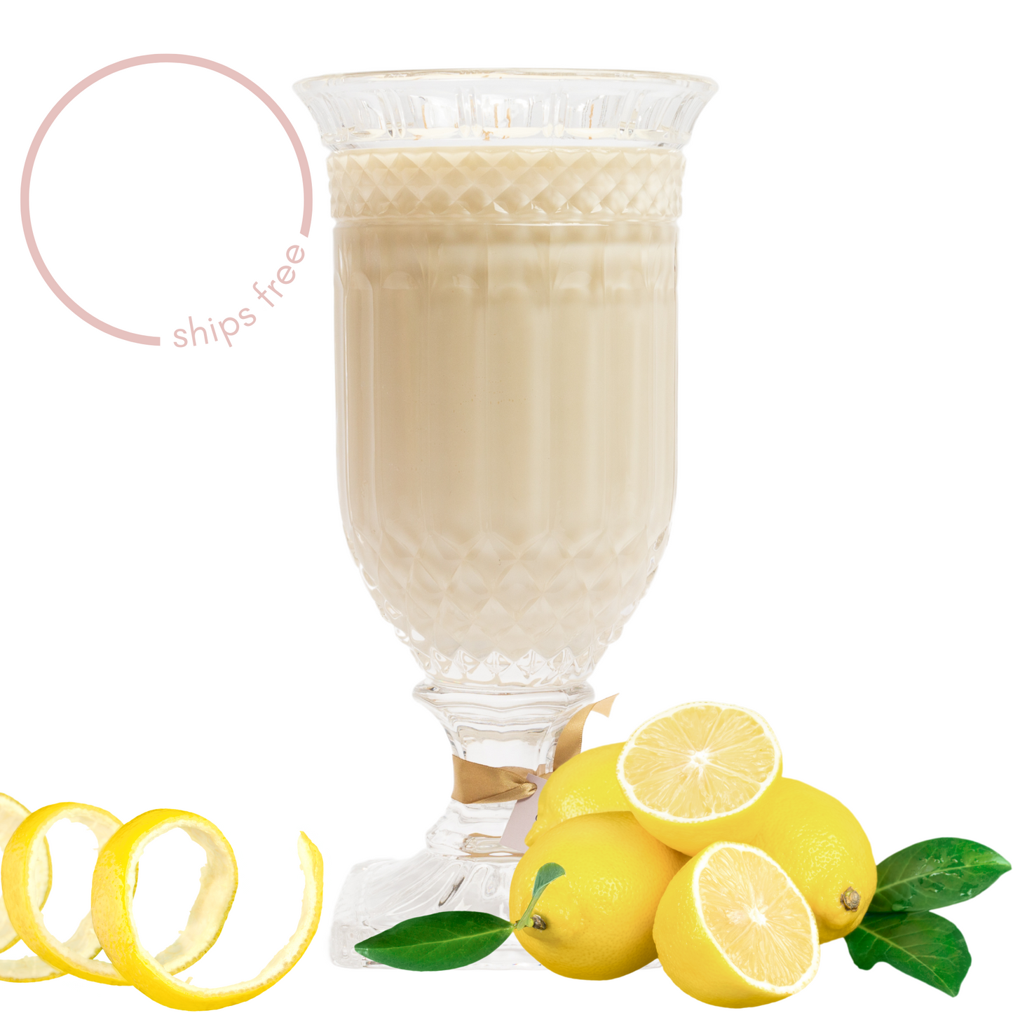 Lee & Lou Limoncello Crystal Vase Candle 1.5kg additional supplier image 10