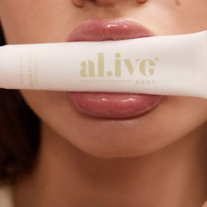 al.ive body Tinted Lip Butter - Lychee Blush 15mL