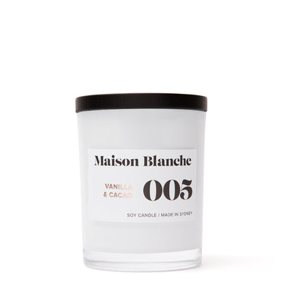 Maison Blanche 005 Vanilla & Cacao Medium Candle 200g