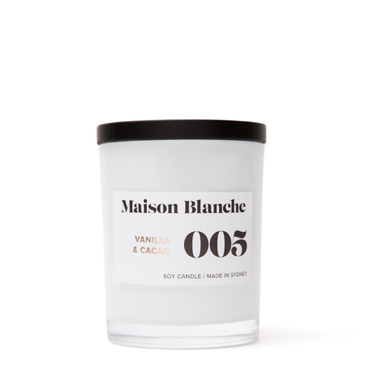Maison Blanche 005 Vanilla & Cacao Medium Candle 200g