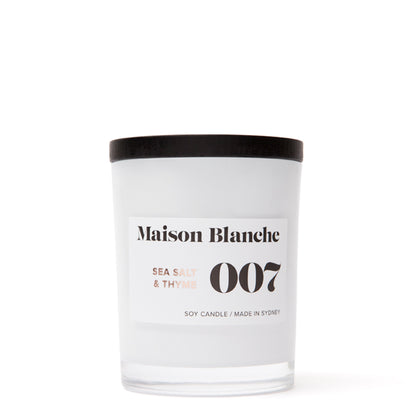 Maison Blanche 007 Sea Salt & Thyme Medium Candle 200g
