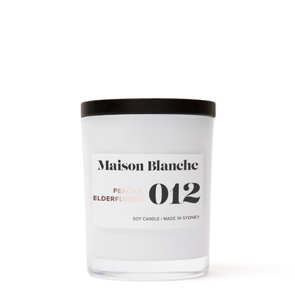 Maison Blanche 012 Peach & Elderflower Medium Candle 200g