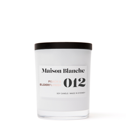 Maison Blanche 012 Peach & Elderflower Medium Candle 200g