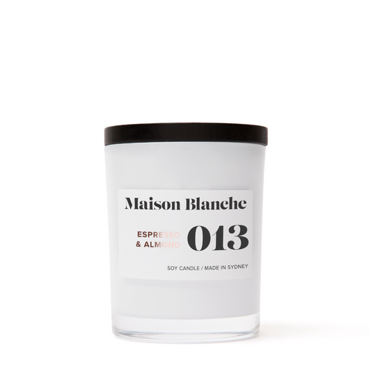 Maison Blanche 013 Espresso & Almond Medium Candle 200g