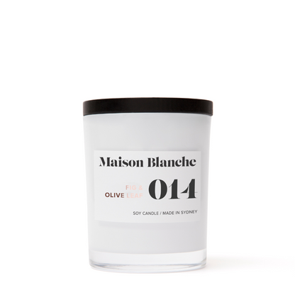 Maison Blanche 014 Fig & Olive Leaf Medium Candle 200g