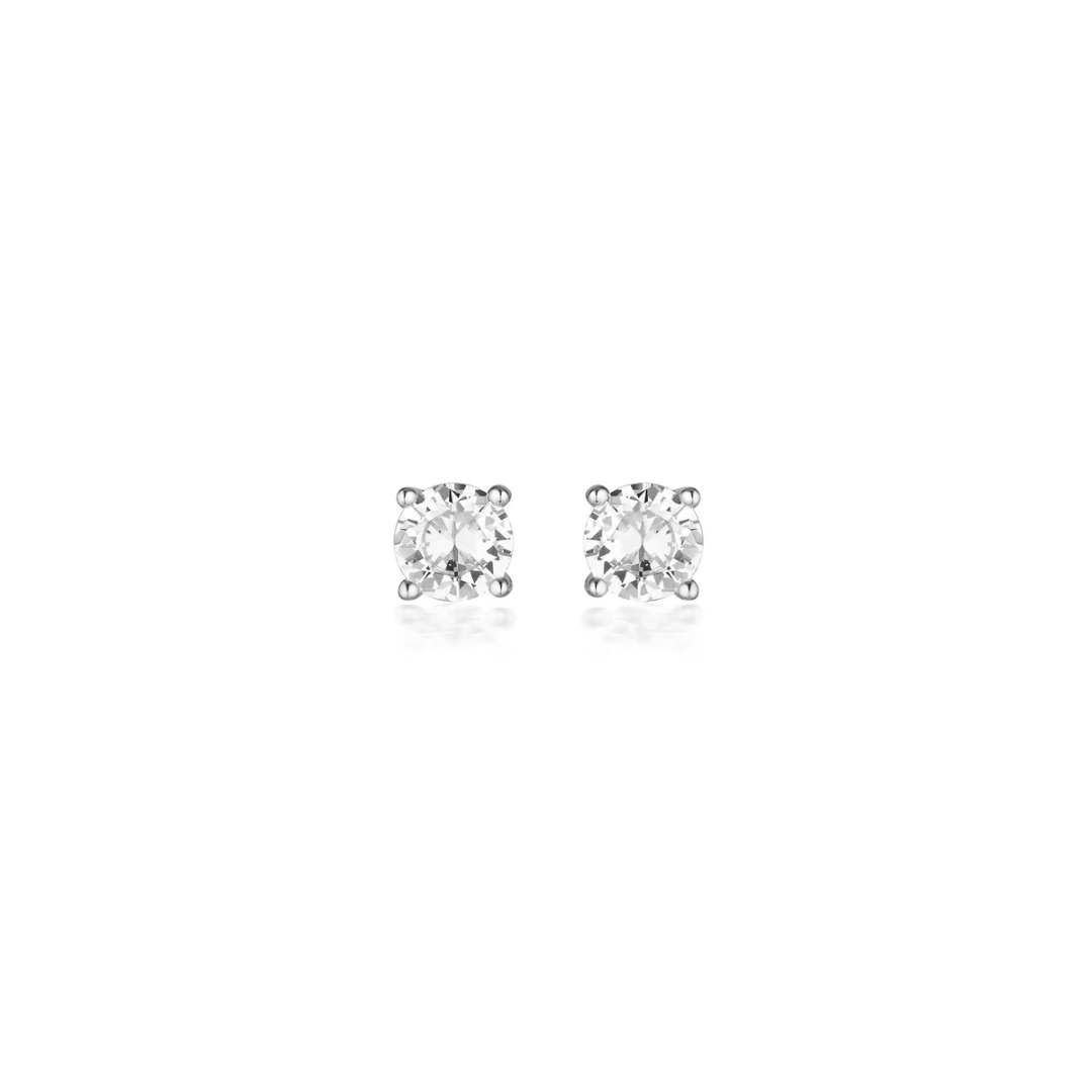 GEORGINI Moissanite Studs – 1tcw, 9ct White Gold