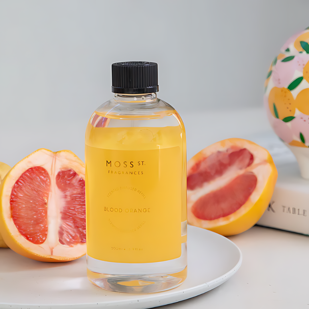 MOSS ST Fragrances Ceramics: Blood Orange Diffuser Refill 500ml