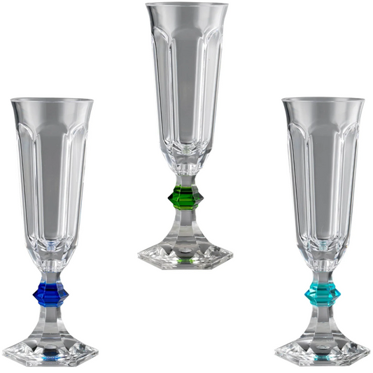 Mario Luca Giusti Rolling Stones Champagne Flute Set of 3