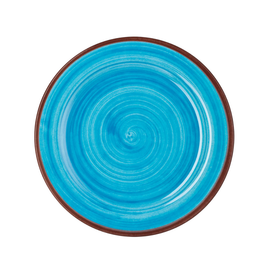 Mario Luca Giusti Saint Tropez Dinner Plates Turquoise Set of 6