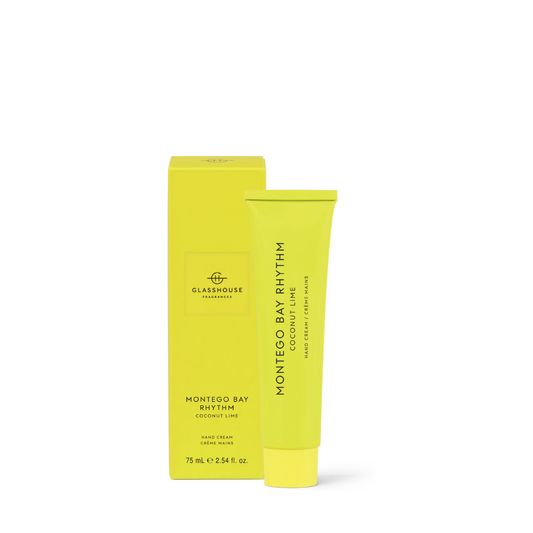 Glasshouse Fragrances Montego Bay Rhythm Coconut & Lime Hand Cream 75mL