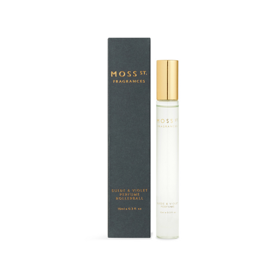 MOSS ST Fragrances Suede & Violet Perfume Rollerball 10ml