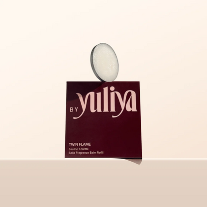 By Yuliya Fragrances Multi-Purpose Solid Fragrance Balm Compact + Refill Twin Flame Eau de Toilette