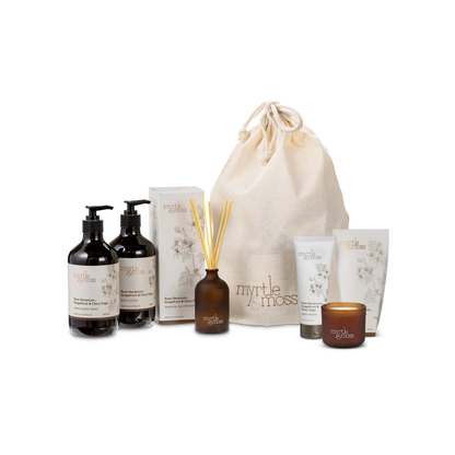 Myrtle & Moss Best Sellers Bundle Rose Geranium, Grapefruit & Clary Sage
