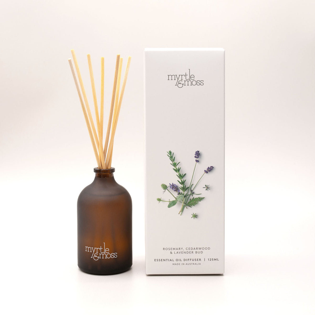Myrtle & Moss Rosemary, Cedarwood & Lavender Bud diffuser 125mL