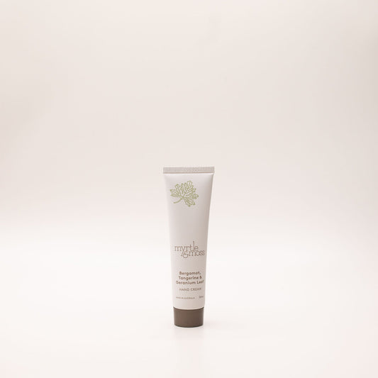 Myrtle & Moss Signature Hand Cream Bergamot Rind, Tangerine & Geranium Leaf 30mL