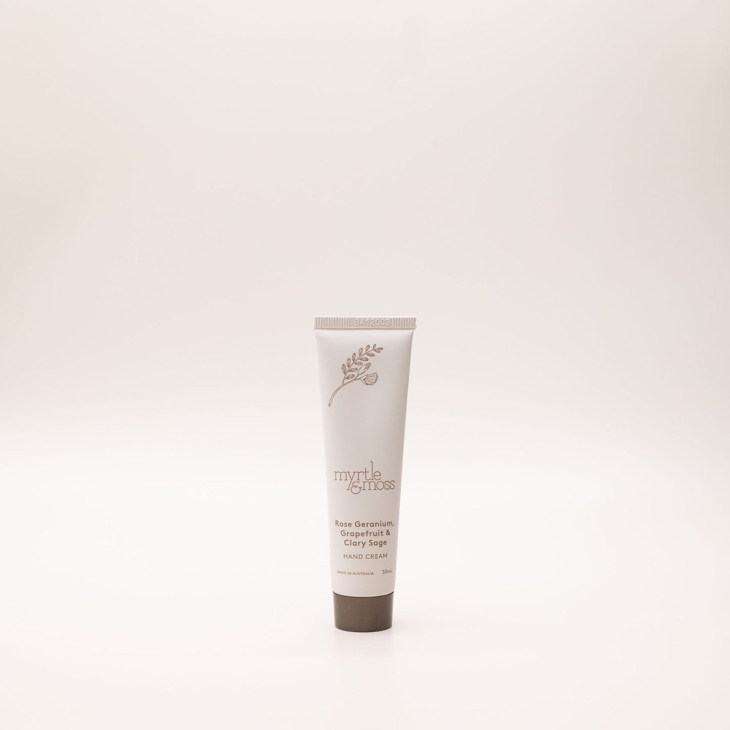 Myrtle & Moss Signature Hand Cream Rose Geranium, Grapefruit & Clary Sage 30mL