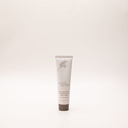 Myrtle & Moss Signature Hand Cream Rose Geranium, Grapefruit & Clary Sage 30mL