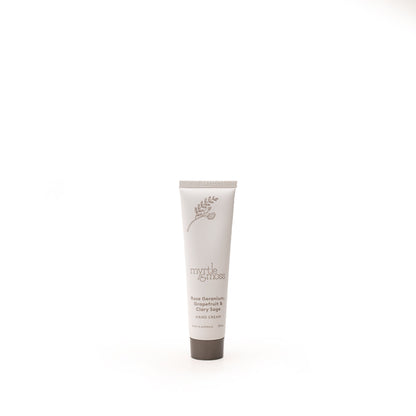 Myrtle & Moss Signature Hand Cream Rose Geranium, Grapefruit & Clary Sage 30mL