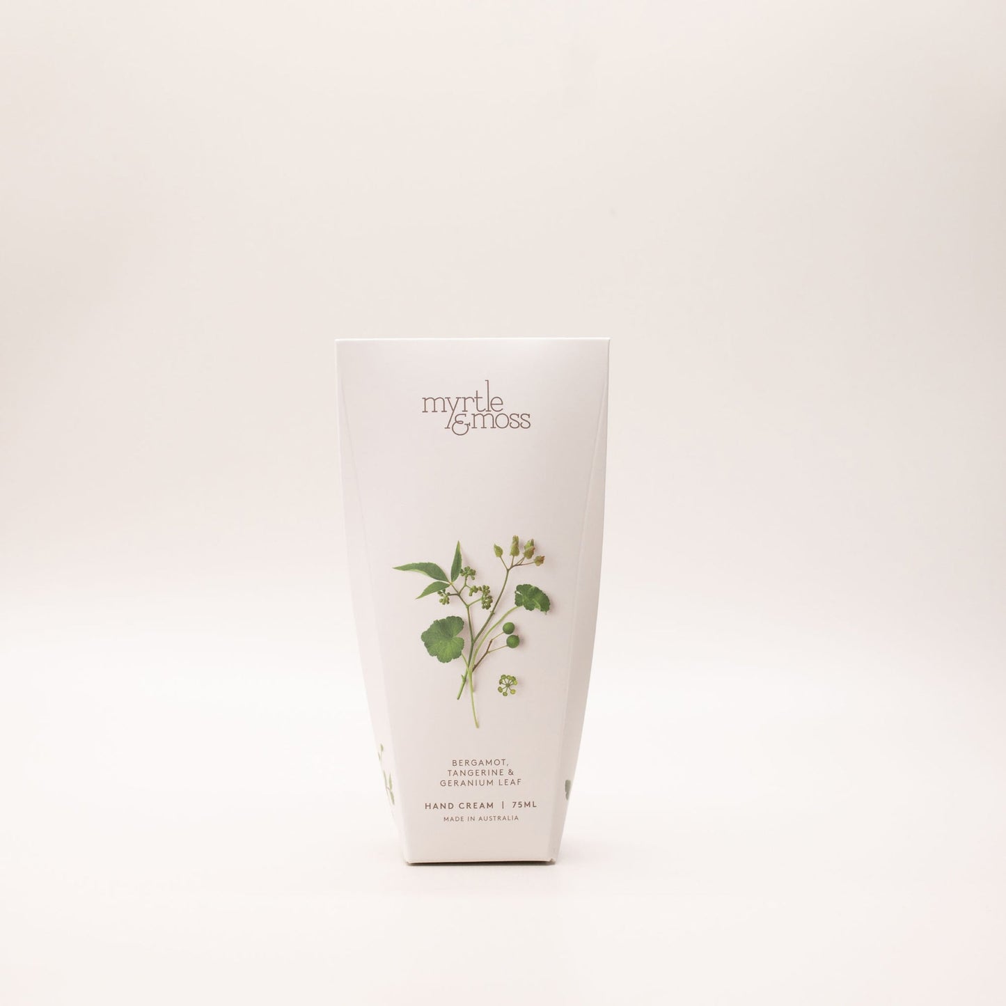 Myrtle & Moss Signature Hand Cream Bergamot Rind, Tangerine & Geranium Leaf 75mL