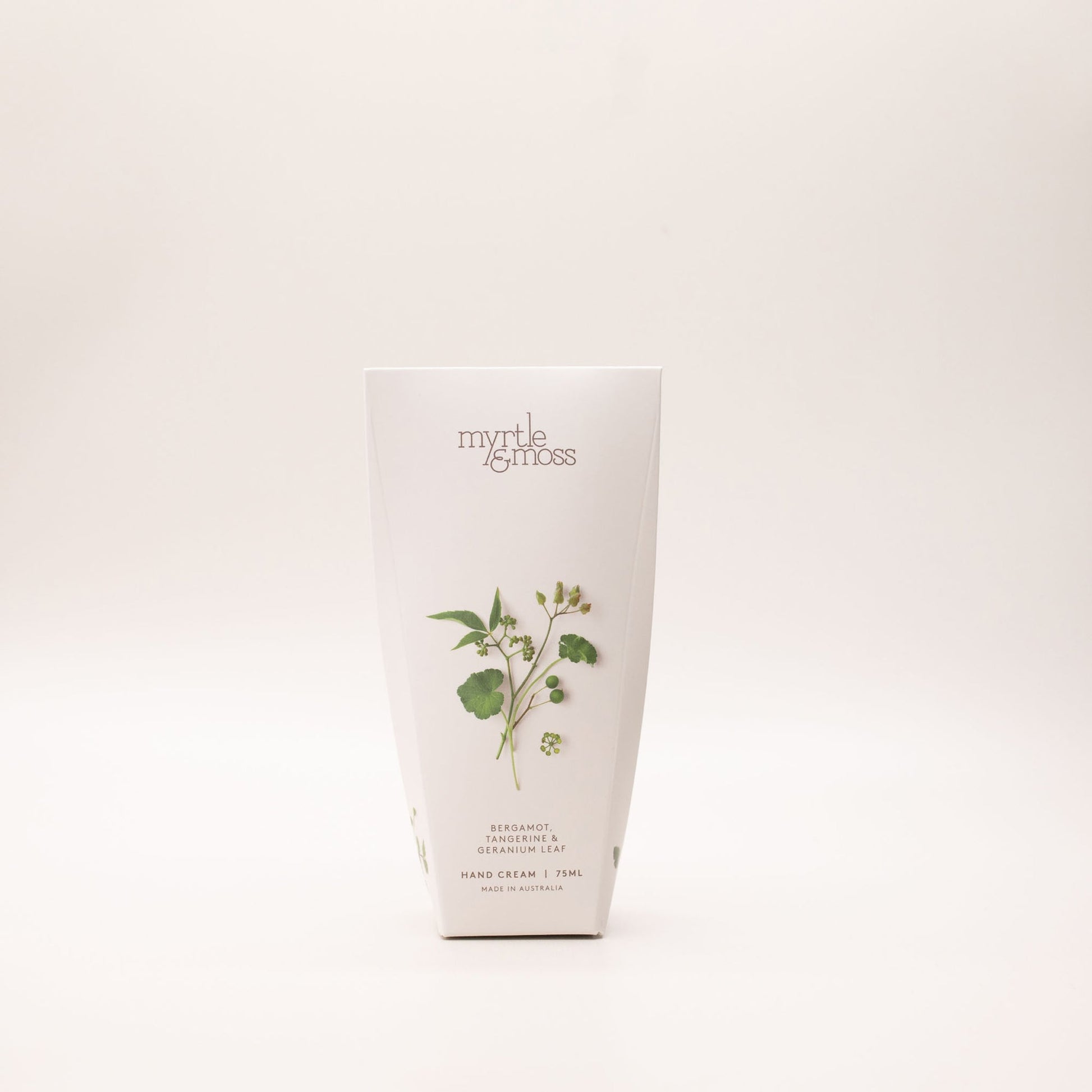 Myrtle & Moss Signature Hand Cream Bergamot Rind, Tangerine & Geranium Leaf 75mL