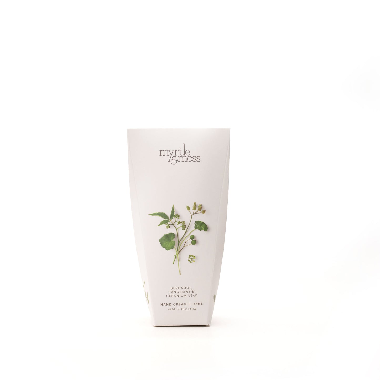 Myrtle & Moss Signature Hand Cream Bergamot Rind, Tangerine & Geranium Leaf 75mL