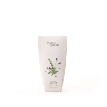 Myrtle & Moss Signature Hand Cream Rosemary, Cedarwood & Lavender Bud 75mL