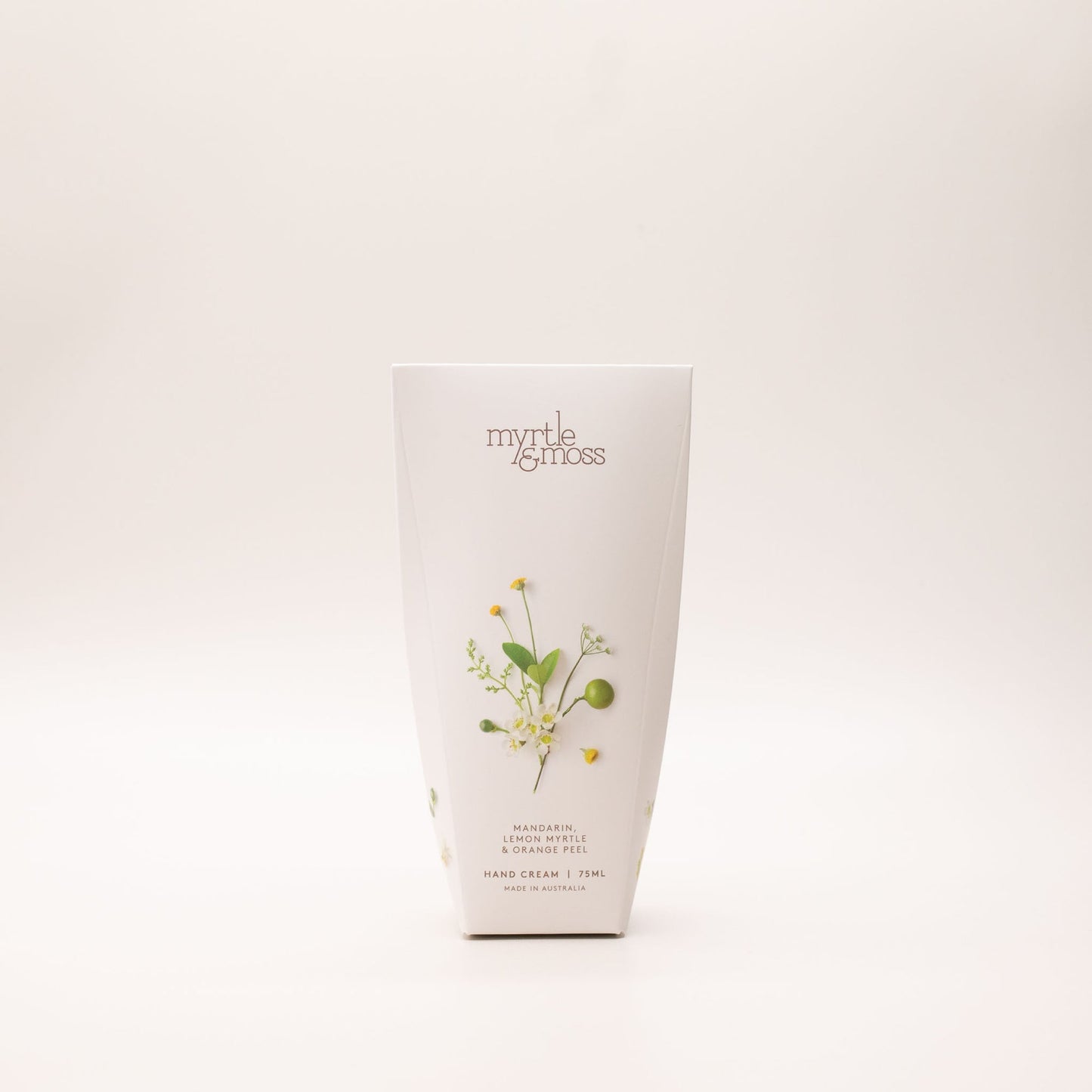 Myrtle & Moss Signature Hand Cream Mandarin, Lemon Myrtle & Orange Peel 75mL