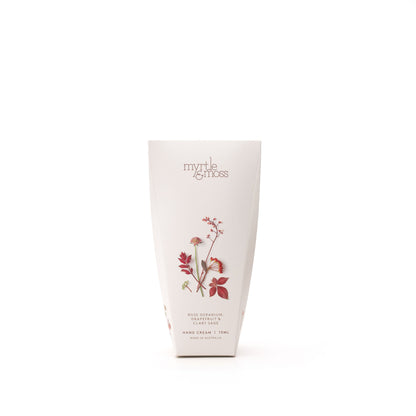 Myrtle & Moss Signature Hand Cream Rose Geranium, Grapefruit & Clary Sage 75mL