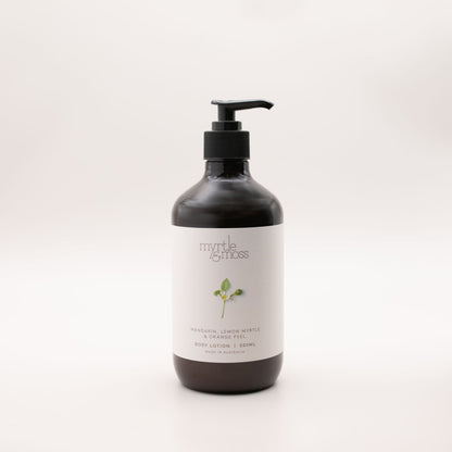 Myrtle & Moss Signature Body Lotion Mandarin, Lemon Myrtle & Orange Peel 500mL