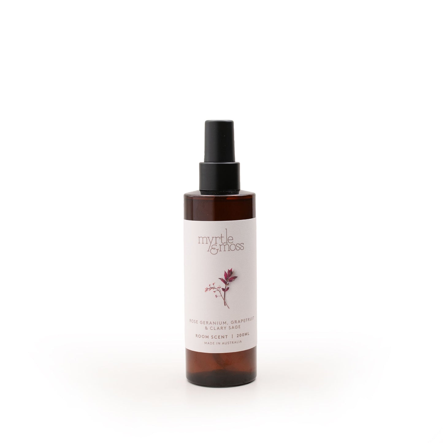 Myrtle & Moss Signature Room Scent Rose Geranium, Grapefruit & Clary Sage 200mL
