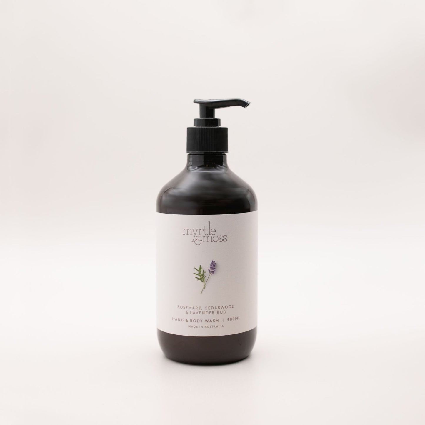 Myrtle & Moss Signature Hand & Body Wash Rosemary, Cedarwood & Lavender Bud 500mL