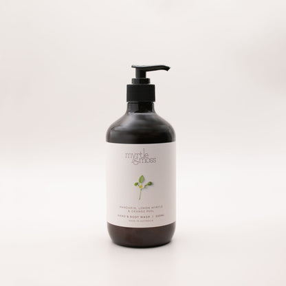 Myrtle & Moss Signature Hand & Body Wash Mandarin, Lemon Myrtle & Orange Peel 500mL