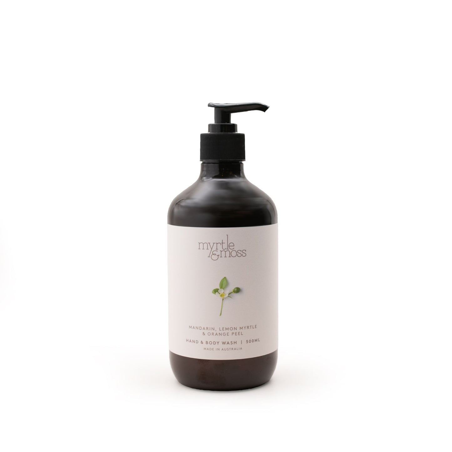 Myrtle & Moss Signature Hand & Body Wash Mandarin, Lemon Myrtle & Orange Peel 500mL