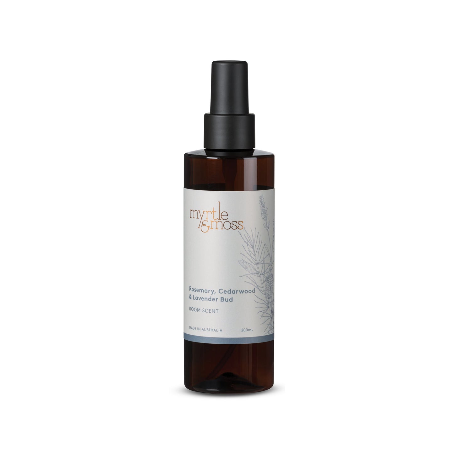 Myrtle & Moss Signature Room Scent Rosemary, Cedarwood & Lavender Bud 200mL - The Gift Company